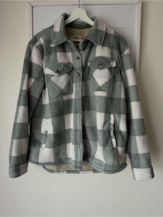 Sage Jackets & Blazers - Sage Plaid Sherpa-Lined Puffer Jacket by Sage